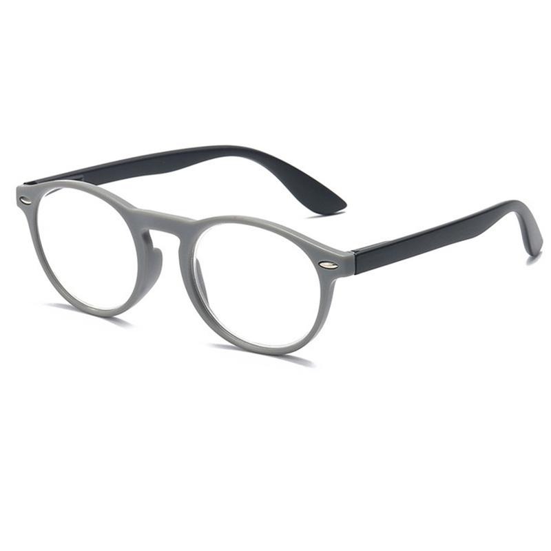 May Flower Fashion Style Women's Reading Presbyopia Prescription Lenses Eyeglasses Men's Round Shape Glasses Frame