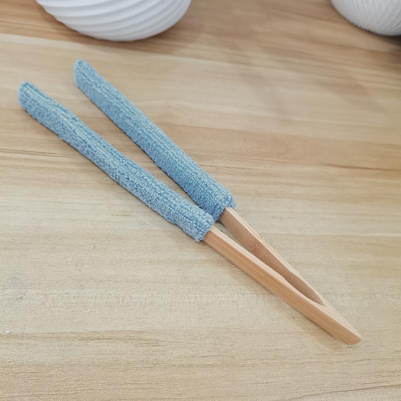 1 piece handheld soft-bristled leaf cleaning brush with handle - for home, garden, and outdoor use
