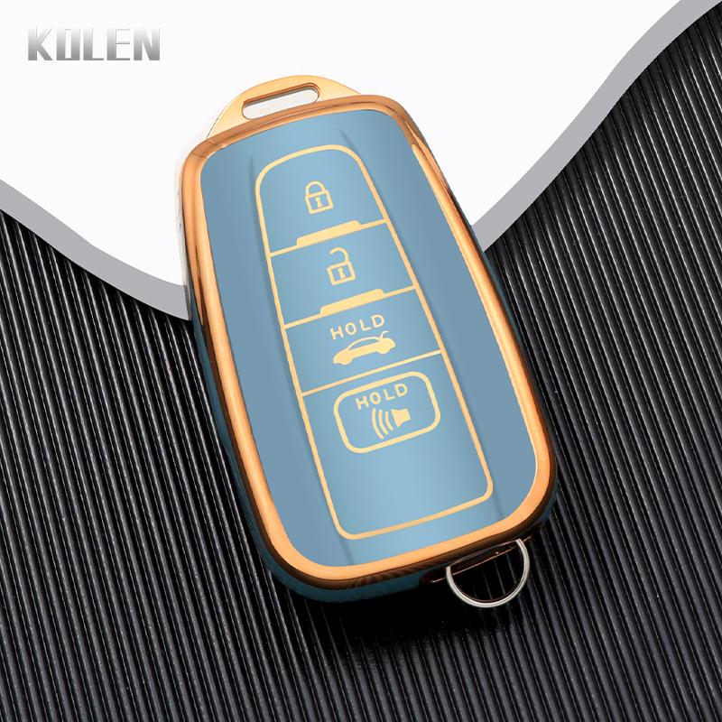 TPU Car Remote Key Case Cover Shell Fob For Toyota Prius Camry Corolla CHR C-HR RAV4 Land Cruiser Prado Protector Accessories