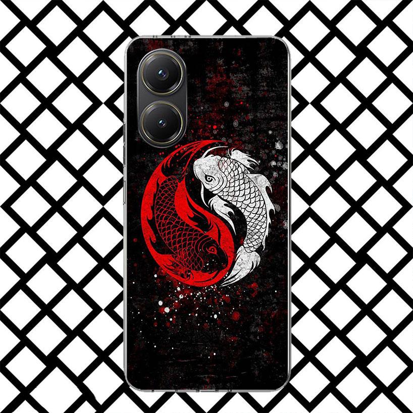 Koi-Fisch Kunst Handyhülle für Xiaomi Poco F7 Ultra X7 X6 X5 Pro X4 Gt M8 M7 Redmi 15 15C 13 13C 12 12C Weiche Hülle Fundas Poco F7 U