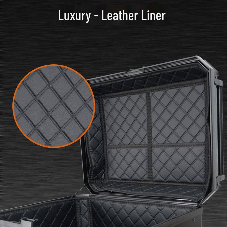 58L ABS Plastic Motorcycle Tail Box & Toolbox Trunk