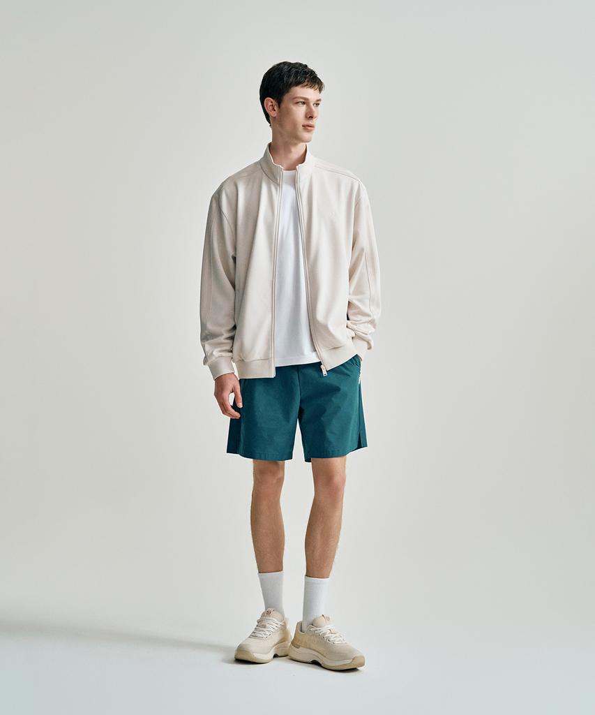 Sergio Tacchini U Tackini Modern Track Relaxed Fit Track Top (Ivory)