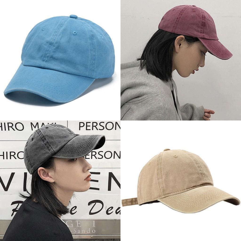 Fashionable Pure Cotton Baseball Hat Soft Brim And Adjustable Size