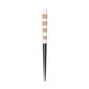 Nakano Hashi Coated Chopsticks Dishwasher Safe Natural Wood 21cm Gold White Tenmaru Kichijo Non-Slip Easy Grip Wakasa Japanese Made Japan