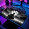Large Gaming Samurai Design Mouse Pad Desk Mat Non Slip Rubber Base For Gamer PC Laptop Keyboard Office Computer Desk Protector
