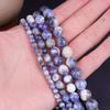 Natural Blue Sodalite Stone Round Spacer Beads 4 6 8 10 12mm For Jewelry Making