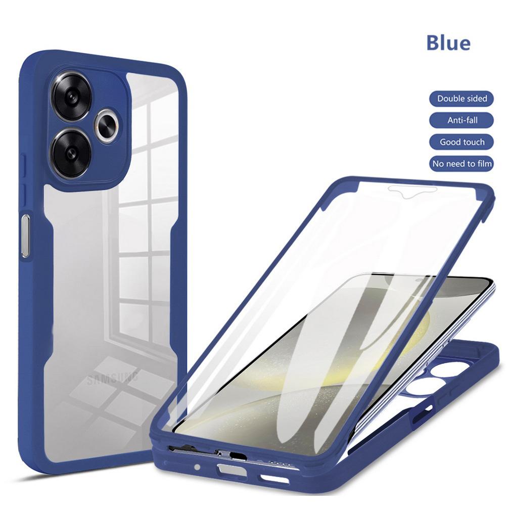 Fully Coverage case For POCO M6 4G F6 Pro X6 Pro M6 Pro F5 Pro X5 X4 GT X4 Pro M4 Pro F3 X3 Pro C65 double protect shield cover