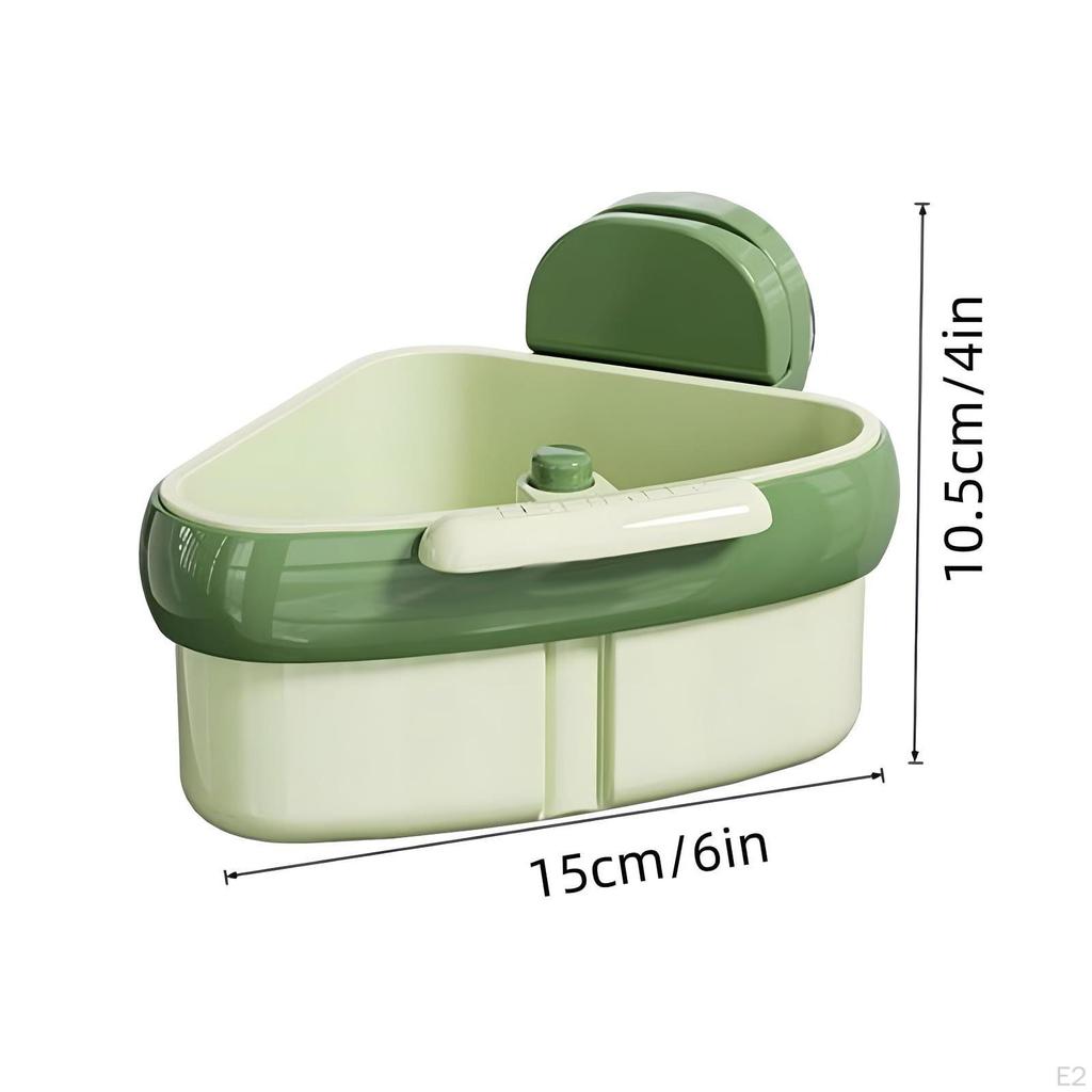 Sink Drain Strainer Basket Draining Corner Trash Catcher Versatile Faucet Hanging