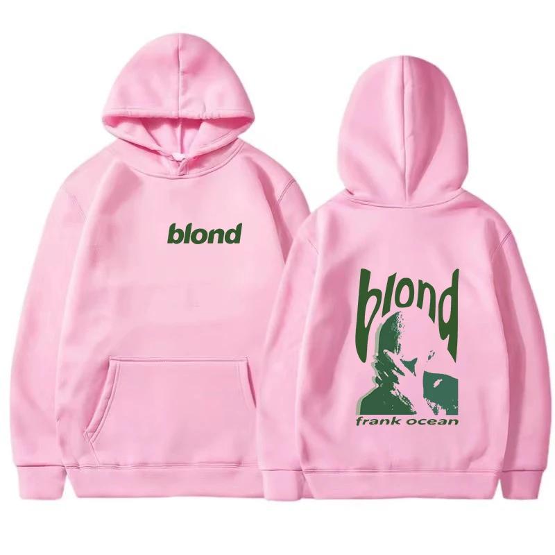 New Rapper Frank Retro Graphic Men's Hoodie Hip Hop Ocean Album Clothing Sweatshirt Y2k Unisex Blond Fashion Oversized Pullovers