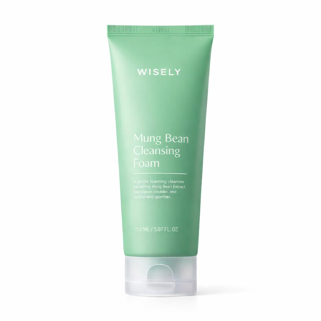 

Wisely Mild Acidic Mung Bean Cleansing Foam Gentle Deep Cleanser 150ml x 3 Set