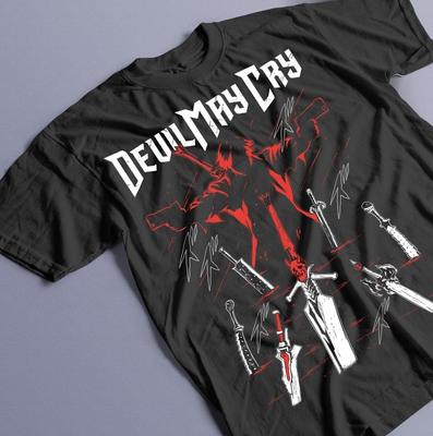 T-shirt Virgil Devil, Maglietta Unisex Premium DMC3, Maglietta Devil May Cry, Cotone Tutte le Taglie