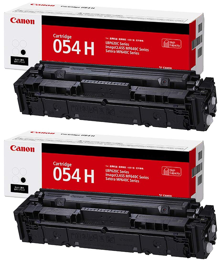 

CANON Genuine Toner Cartridge 054H Black Large Capacity Set of 2 CRG-054HBLK
