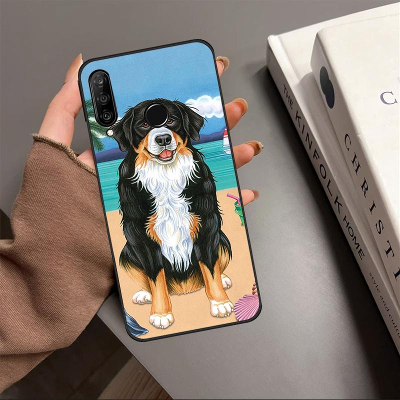 Bernese Mountain Dog For Huawei P20 P40 Lite P60 P30 Pro Nova 5T 9 10 SE 12s 12i 11i Y90 Y70 Y60 Y61 Y91 Y72 Case