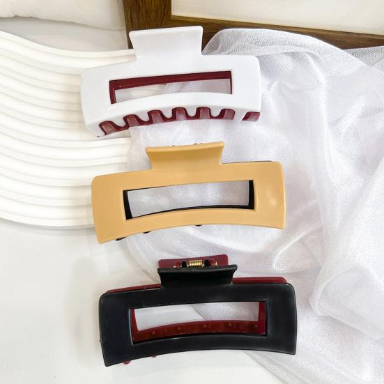 Hair Claw Soft Silicone Anti-slip Teeth Back Head Hair Clip