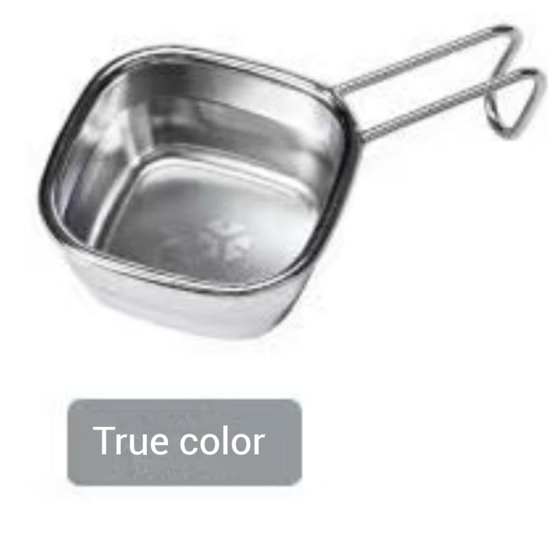 

ALOCS Миска для кемпинга 40 г - нержавеющая сталь 304 с керамическим покрытием, мини-миска для походов/пикников 5,5 см (Сертифицировано FDA) 5.5*5.5*2.7cm серебряный