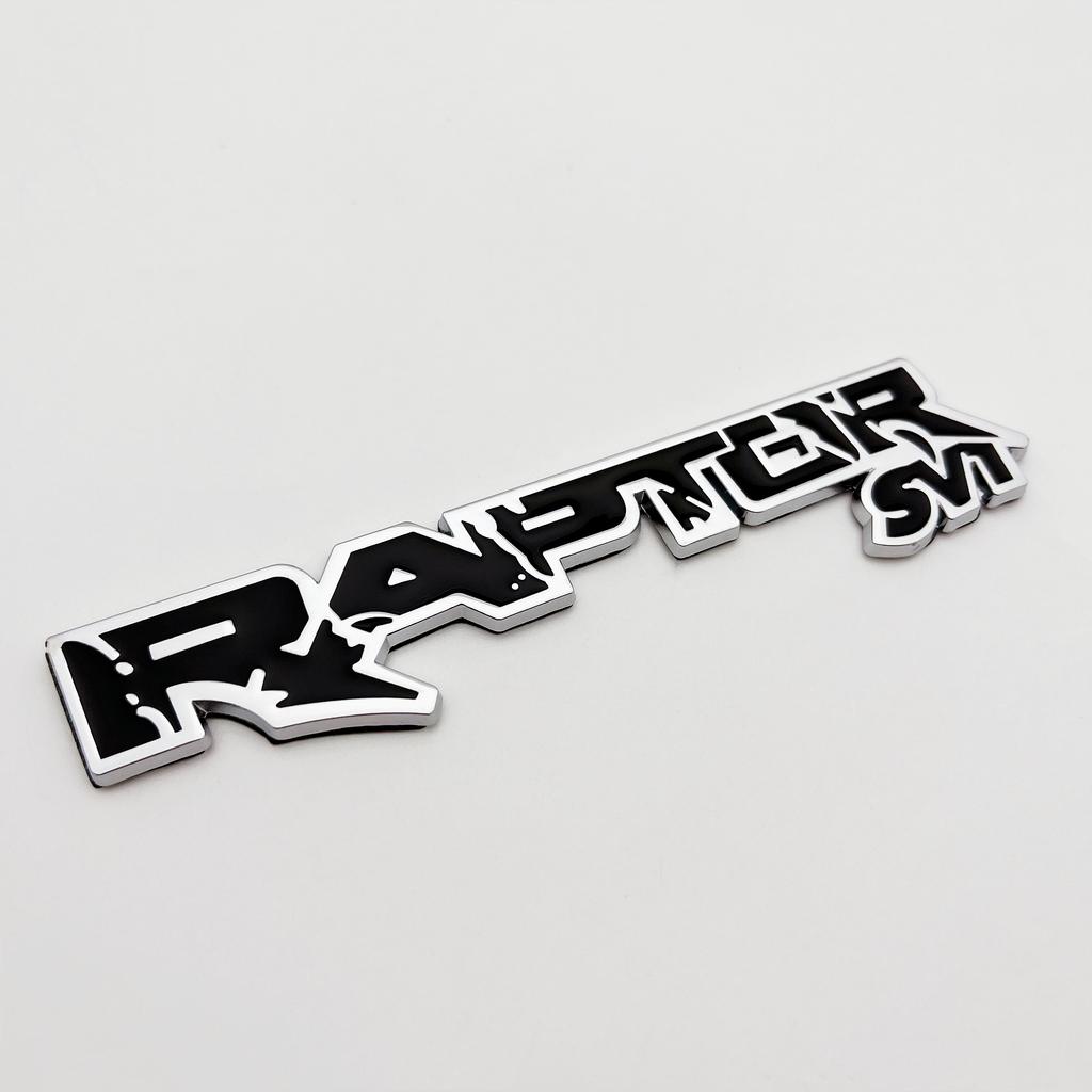 1pcs RAPTOR SVT 3D Metal Emblem Decals Car Wing Fender Rear Trunk Door Stickers Fit For SVT F150 ORV XLT Fx4 Styling Accessories