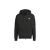 adidas Sweatshirts Unisex Black Hooded Moderate Cardigan IK7357
