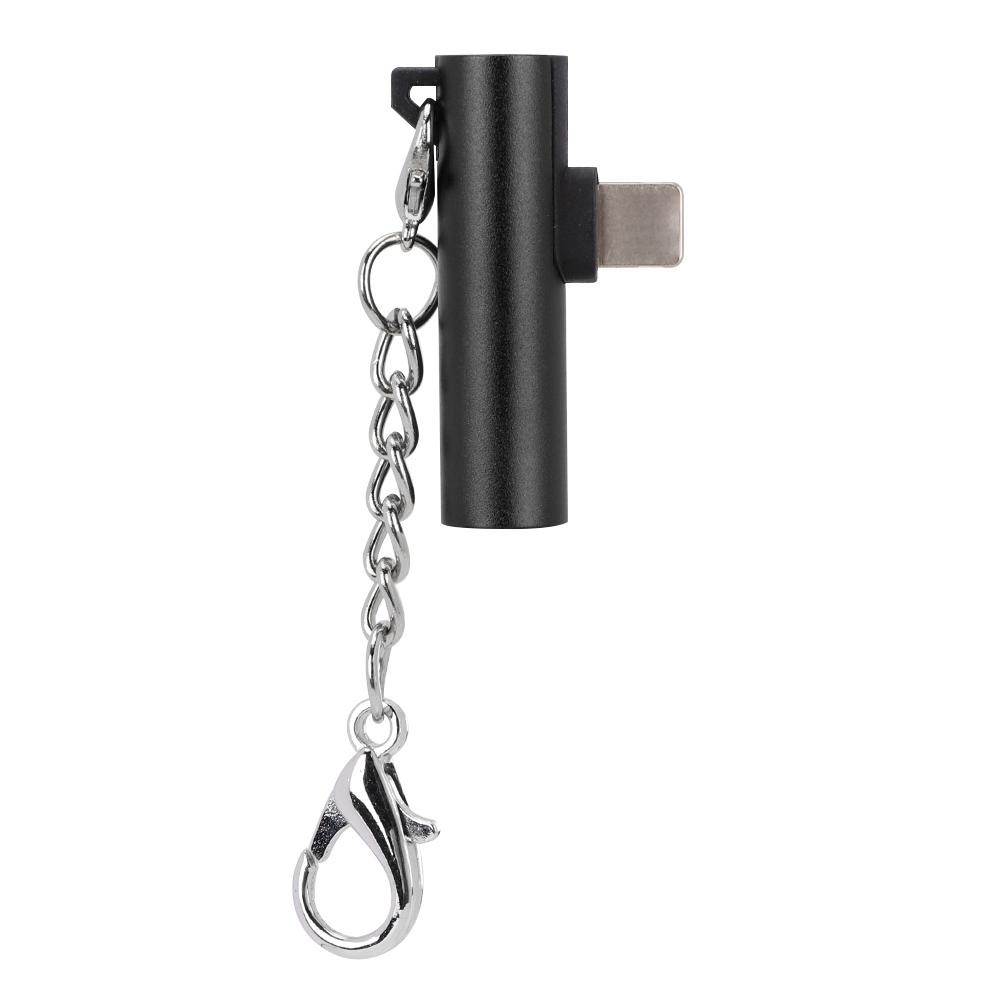 

2 In 1 For Apple Adapter Keychain For iPhone 77 Plus88 PlusXXSXRXS MAX(Black) чёрный