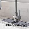 Sink Anti-spill Mat  Silicone Drain Cushion Faucet Splash Pad Modern Simple Kitchen Bathroom Square Absorbent Gaddi
