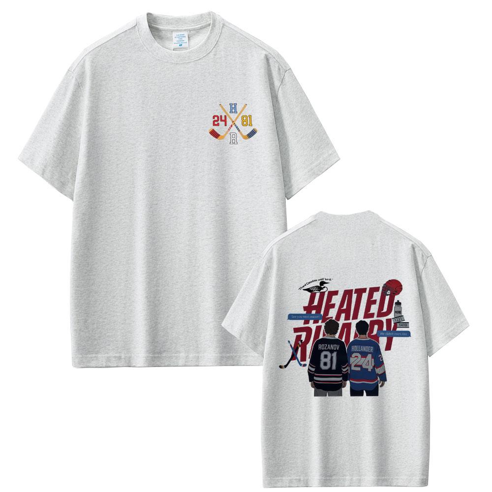 Heated Rivalry Shane Hollander Ilya Rozanov Hollanov 2481 Graphic T Shirts Men Women Fashion Tshirt Male Casual Cotton Tshirt