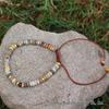 Bohemian Natural Agate Bead Adjustable Bracelet