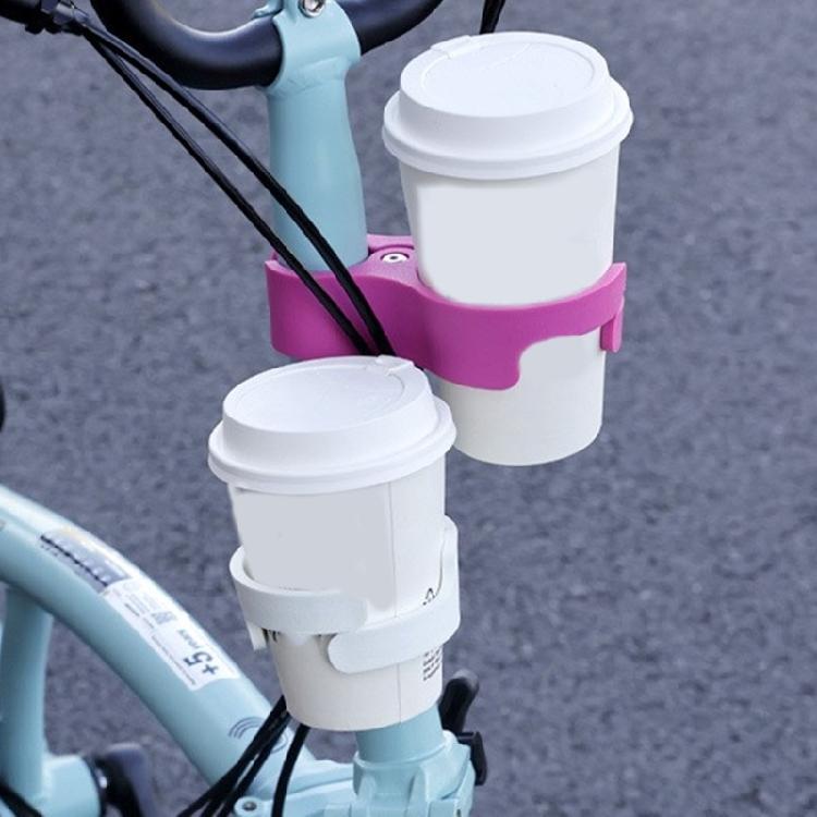 Light Weight Bike Cup Rack Folding Bicycles Cup Holder Quick Clip On Design for Mountain Biking Cycling Drink Holder