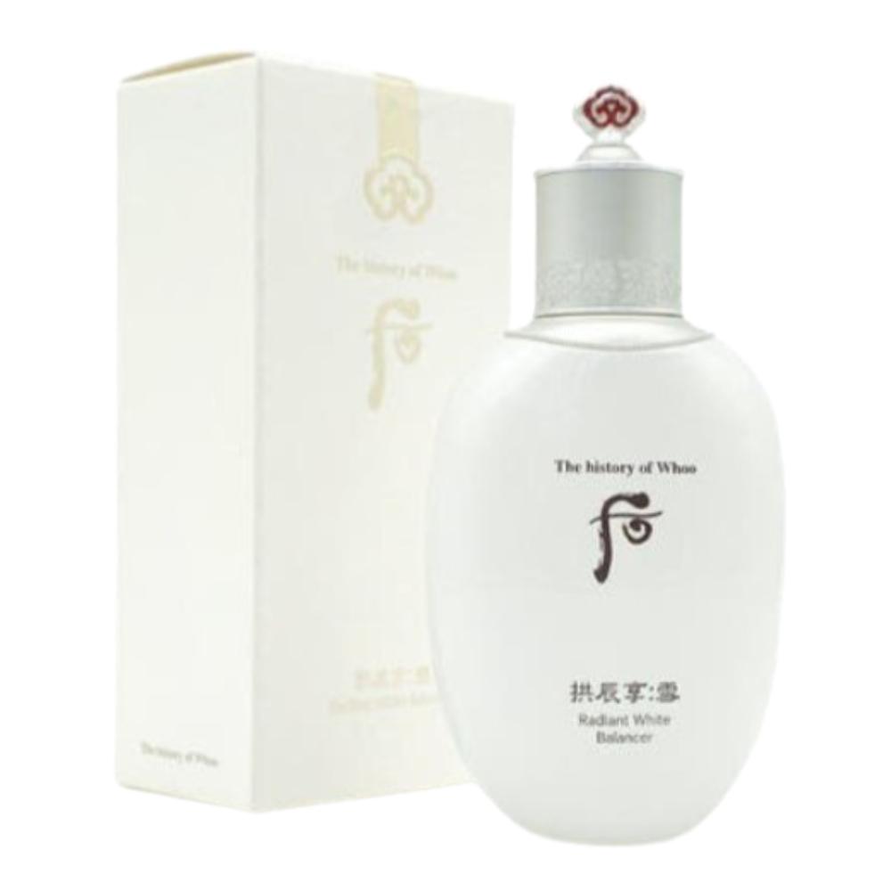 The History of Whoo Gongjinhyang Seol Radiant White Balancer 150ml Korean Herbal Brightening & Hydrating Toner Radiance Boosting K-Beauty Skincare
