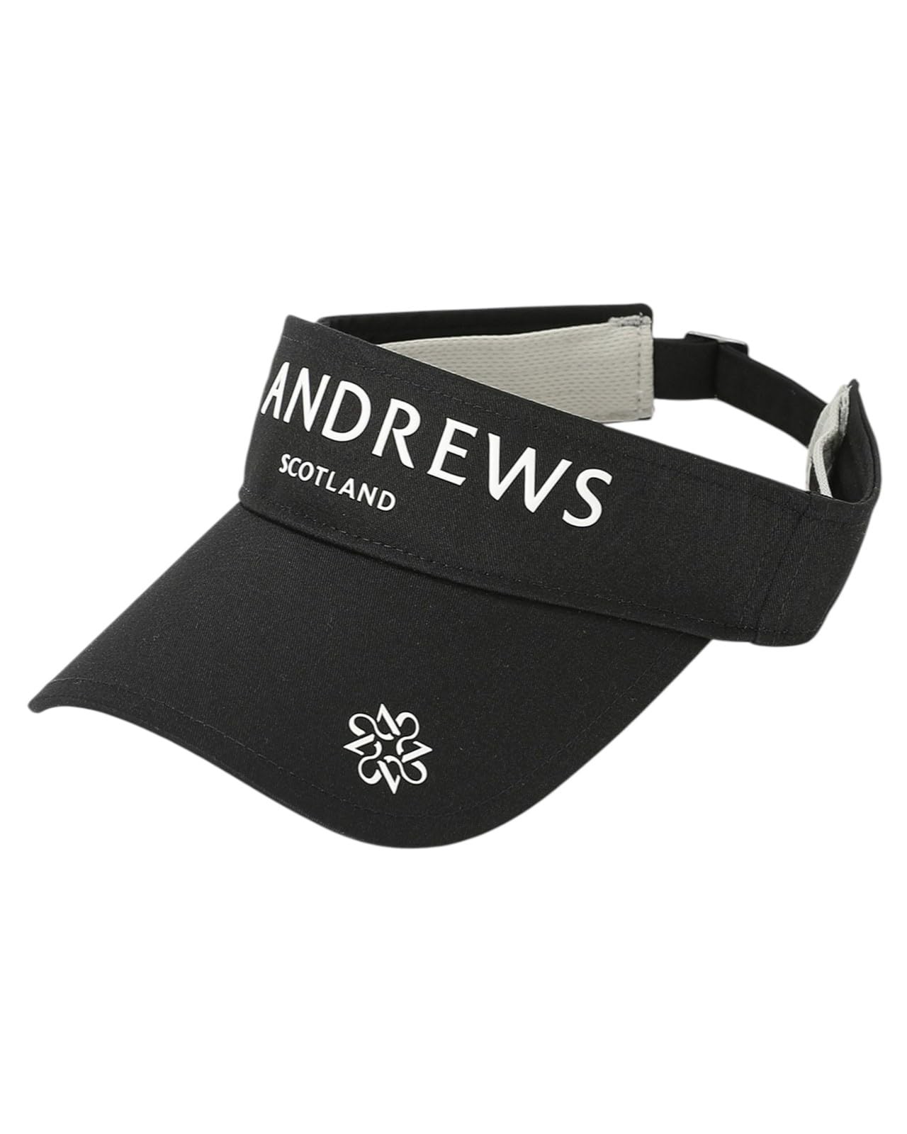 

St. Andrews Unisex Sun Visor (Twill Logo, Adjustable Size) / Golf Hat / 042-5287854 010_Black