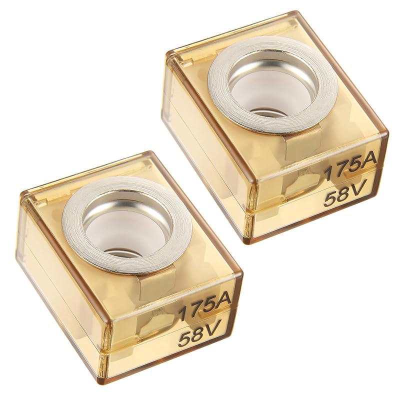 BOJACK Terminal Fuse 300A Marine Rated Battery Fuse (MRBF) 58V DC Max IP66 Waterproof for The Circuit Protection of Automobiles RVs Cranes Ships