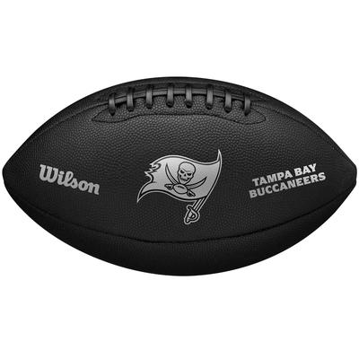 Wilson NFL Team Metallic Premiere Tampa Bay Buccaneers Ball, Unisex Black American Football Ball