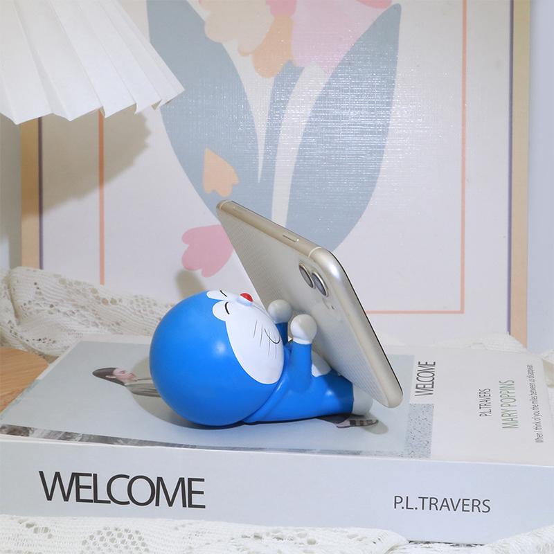 

Cartoon Doraemon Pen Holder Multi-Functional Desk Organizer Makeup Brush Pencil Storage Desktop Office Art Supplies Organizer A2