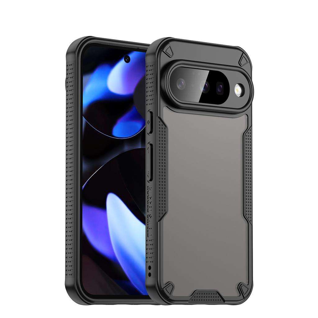 For Google Pixel 10 Pro Case WANLONFENG MFFJ Series Anti Drop TPU Phone Back Cover with Screen Film