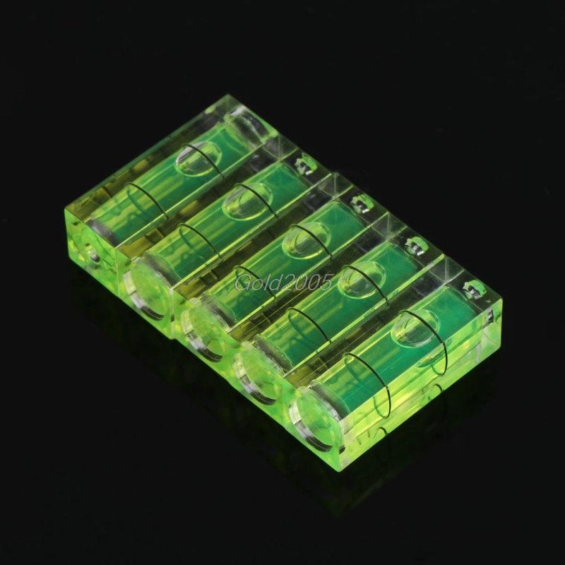 

5 шт. 10x10x29 мм универсальный квадратный пузырьковый уровень штатив измерительный