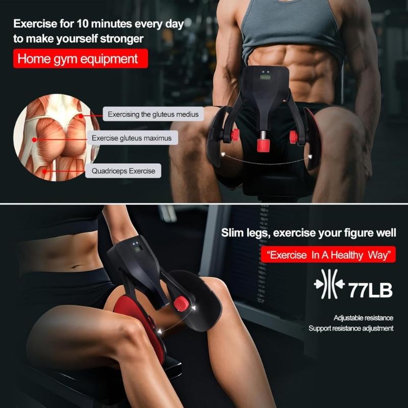 Regulable Leg Exercise Machine Durability Thigh Trainer Portables Leg Exercise for Homes Gym Inner Outer