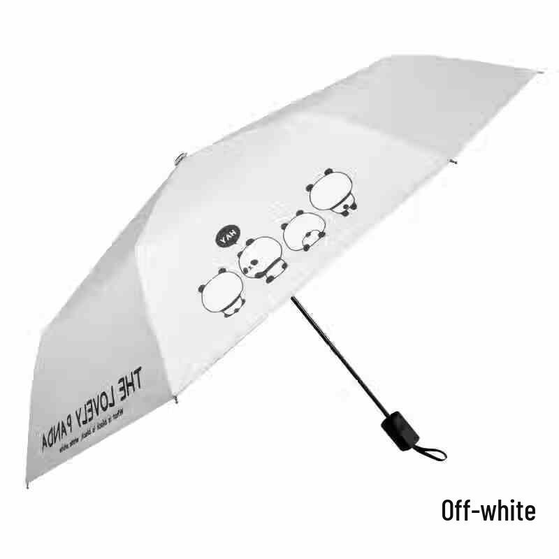 Red Leaf UPF50+ Compact Folding Sun and Rain Umbrella