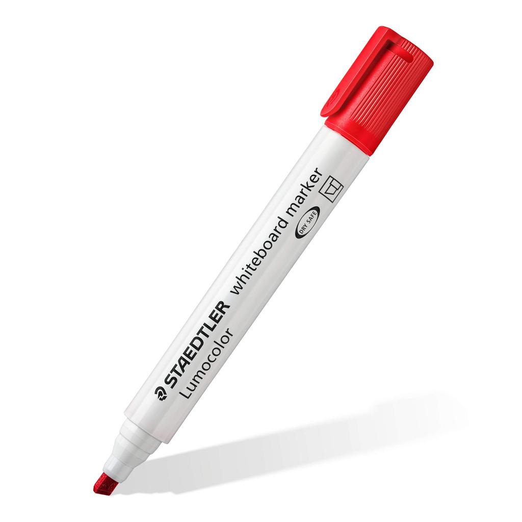 STAEDTLER Whiteboard Marker Lumocolor Chisel Tip Bold 4 Colors 351 B WP4