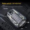 Upgraded Seven-Color Ladybug Tactical Headlamp with Strobe and IR for Teammate Identification