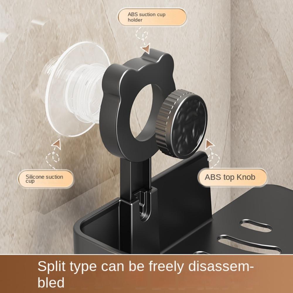Punch-Free Corner Storage Shelf Plastic Shampoo Rack Multifunctional Triangle Storage Rack  Kitchen