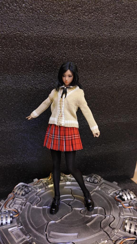 Figure Checkered Female Junior and Senior High School Student Cute Pure Sailor Skirt Fits TBLeague and Other Body Types and Shirt Not TBLeague 27