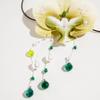 Drawstring Flower Necklace Lace Up Korean Style Choker Fresh Butterfly Orchid Clavicle Chain  Women
