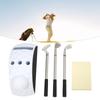 Desktop Small Golf Putter Pen Holding Stand Decoration Golf Pen Set with 3Pcs Pens