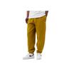 Nike Logo Embroidered Cuffed Joggers Men Bottoms Yellow CW5460-318
