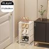 Shoe Organizer Shelf Multi-layer Stackable Dormitory Home Storage Stand DIY Wall Corner Space Saving Adjustable Shoe Organizer