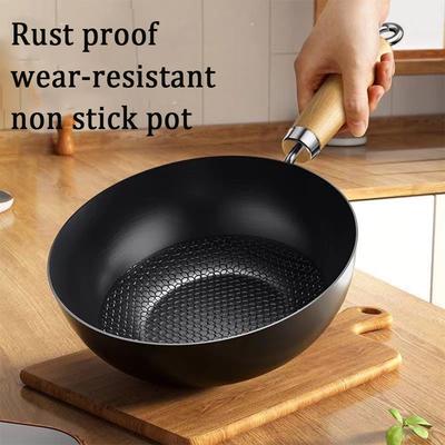 Patelnia Wielofunkcyjna Nieprzywierająca Domowa Outdoor Patelnie do Smażenia Stir-Fry Kuchenka Indukcyjna Gazowa Uniwersalny Garnek Narzędzia Kuchenne
