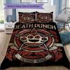 Death Punch Spirit Pattern Bedding,Quilt Set Quilt Cover Pillowcase Home Birthday Gift (1*duvet Cover+2*pillowcase,without core)ZSJT0917132