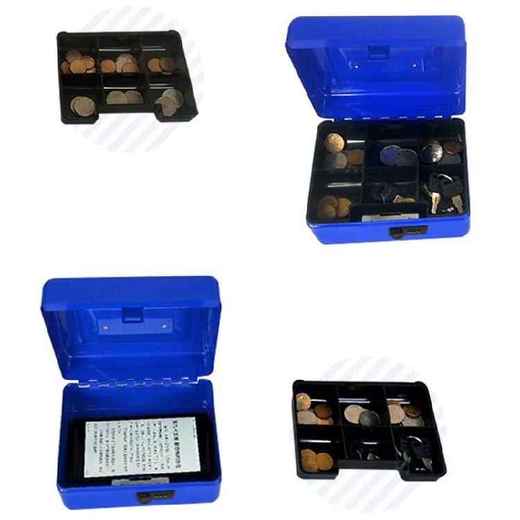 Safe Home Shop Steel Mini Money Box Security Cash Box Storage Box for Coin Money