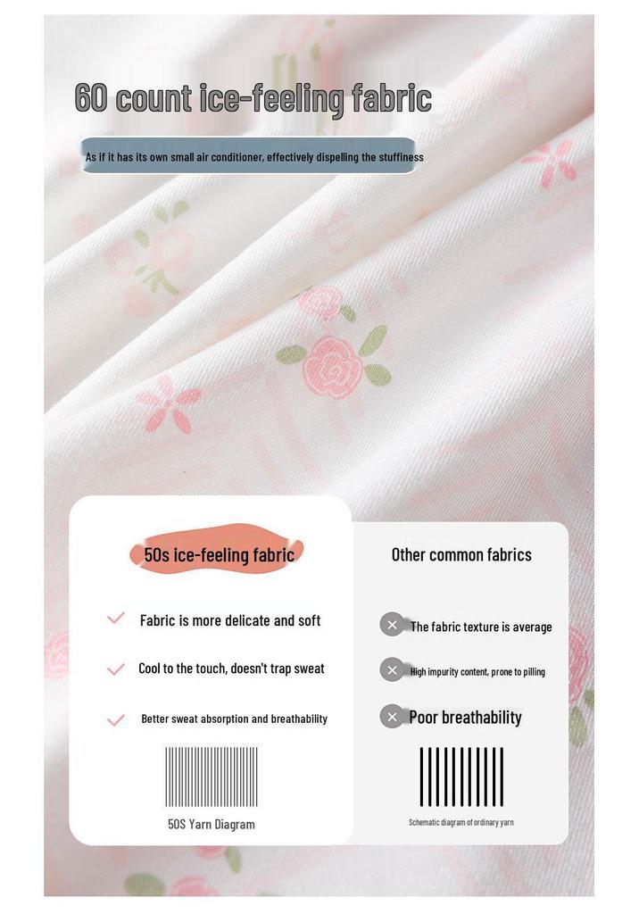 Girls’ Ice Silk Modal Boxer Briefs - Summer Thin, Toddler to Big Kid
