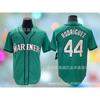 Mens Embroidered Baseball Jersey Seattle Mariners 24 Griffey Cotton Sport Top Basketball Fans