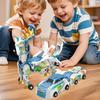 Transformable Flying Dragon Deformation Mini Transforming Dragon Educational 2-In-1 Car Toy Collision Vehicle Toy Toddlers