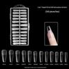 240 Ultra-Thin Matte Almond Nail Tips, Filing-Free, Seamless, Full/Half Use Stickers